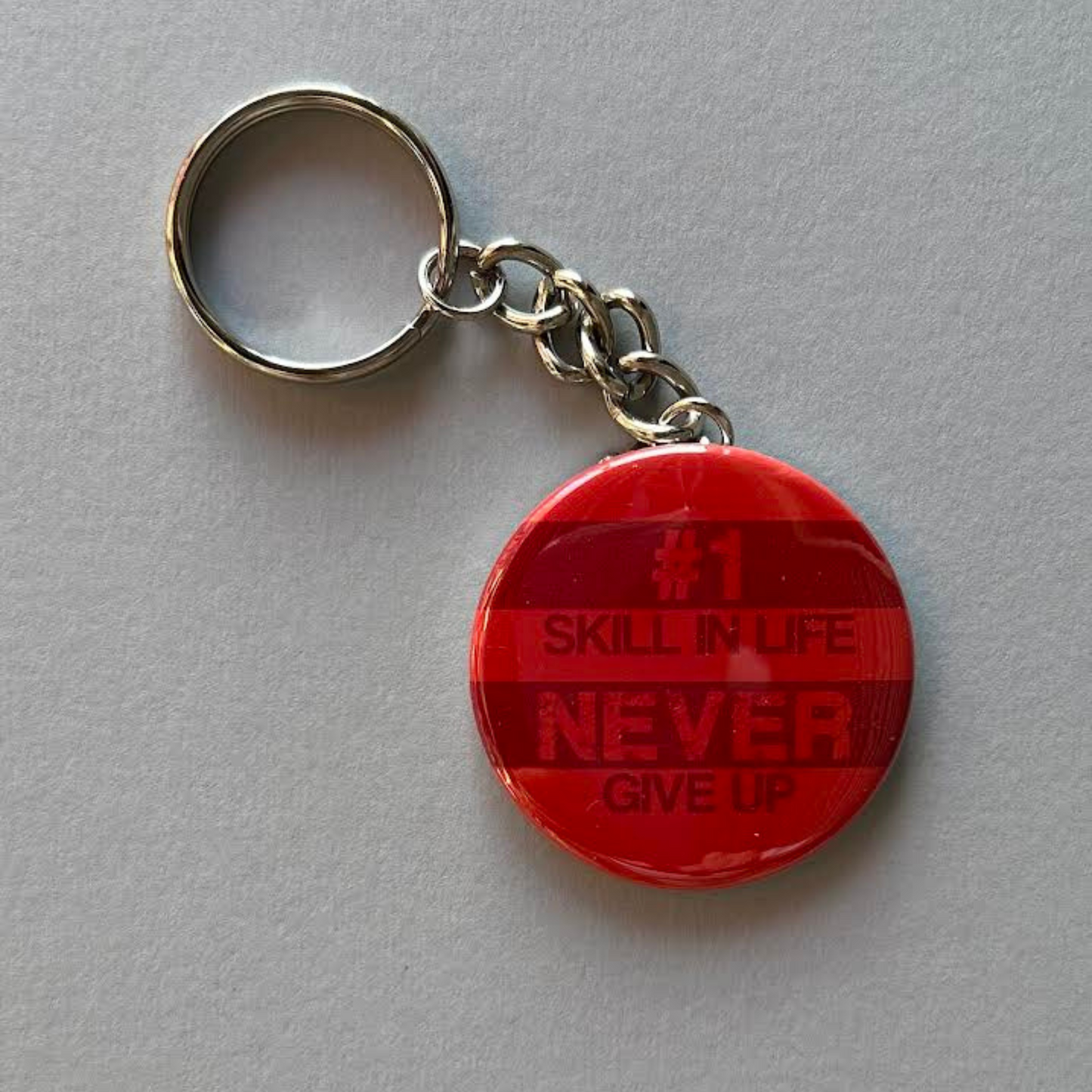 Never Give Up - Keychain
